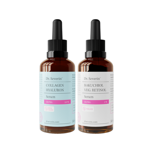 2 paquete ultra suero con collages altamente concentrados, hialuron y bakuchiol | 2 × 50 ml