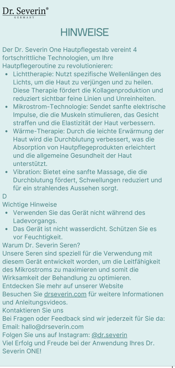 Dr. Severin One Pro 4-in-1 (+ 4 sueros gratis)