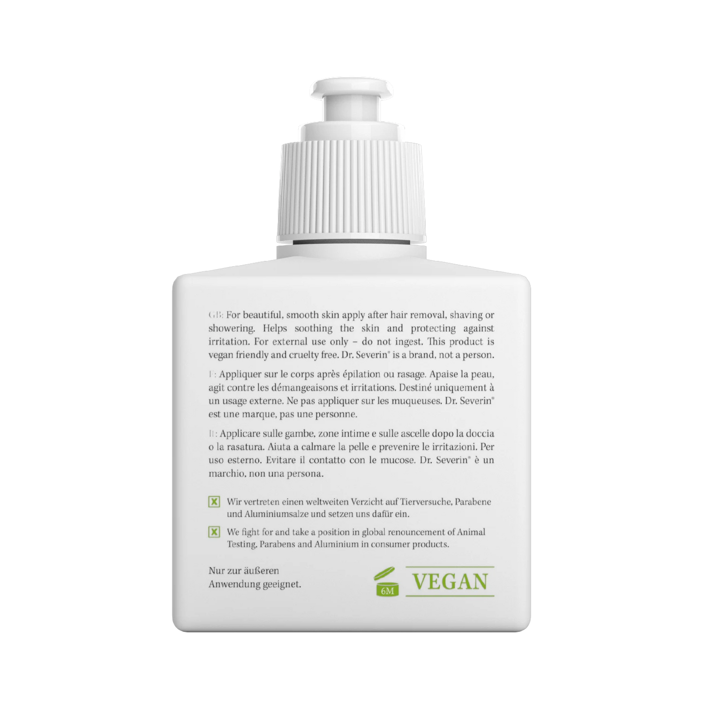 Wirksame Hautpflege nach der Rasur, Rasierpickel effektiv verhindern mit dem Dr. Severin Men Original Body After Shave Balsam