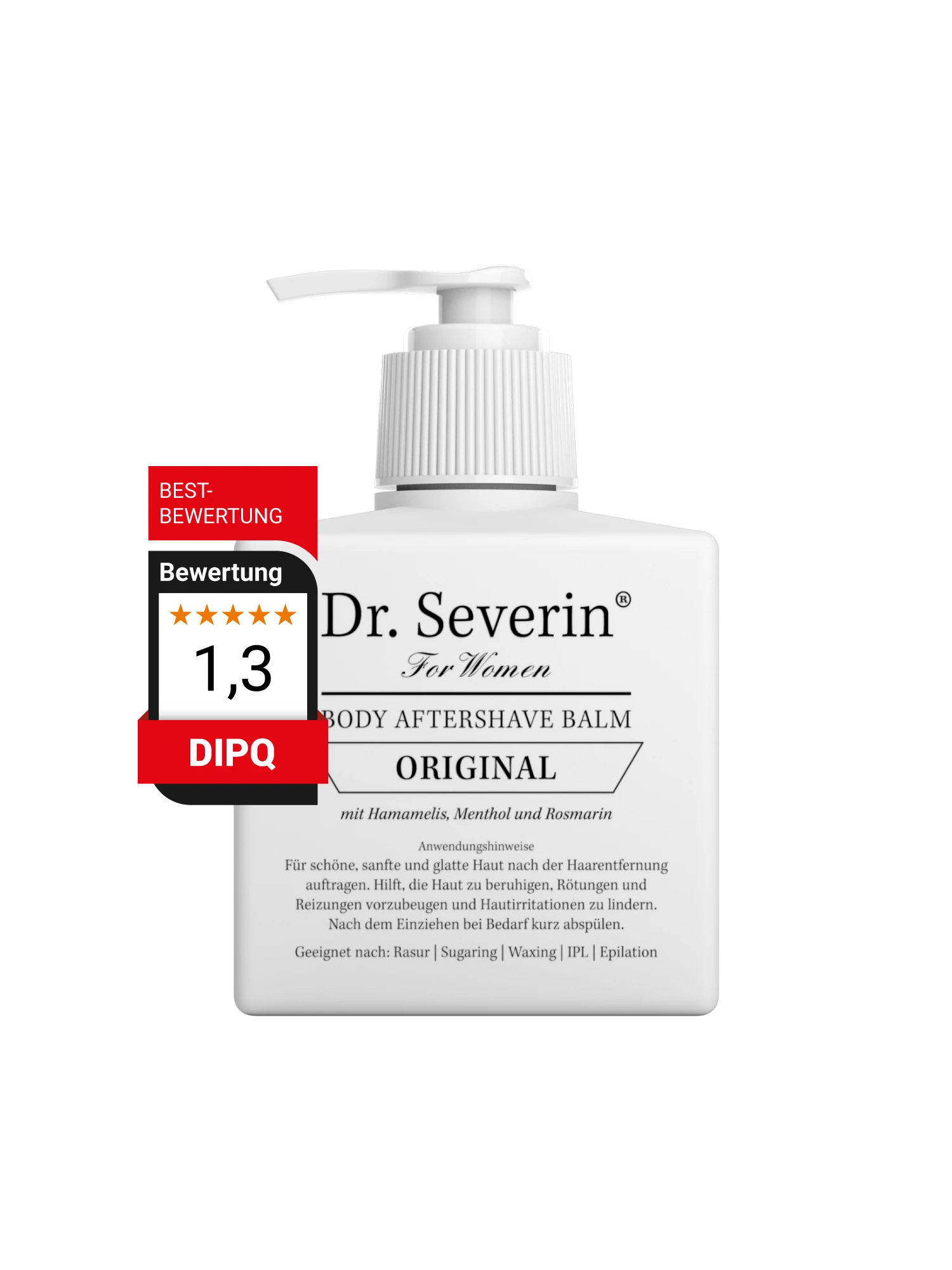 Der Dr. Severin Women Original Body After Shave Balsam hilft effektiv gegen Rasurbrand und Rasierrpickel